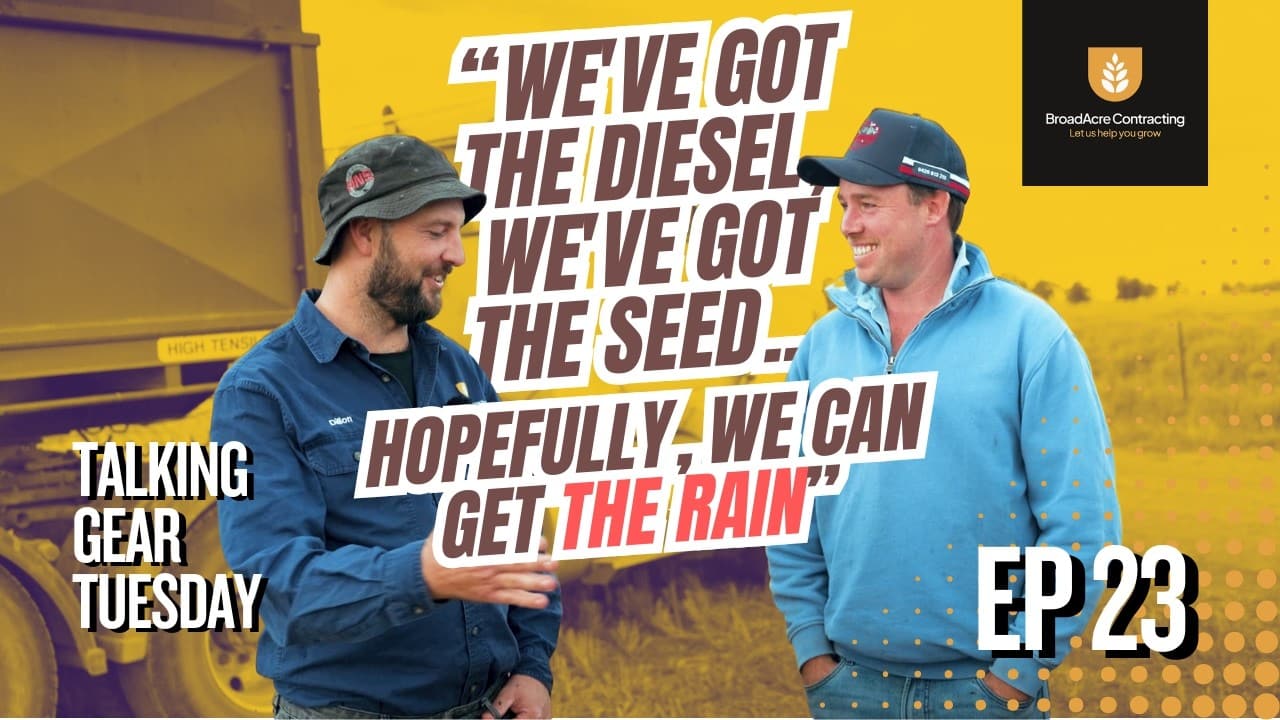 Sowing contractor Deniliquin NSW O'Connor Farming Horwood Bagshaw air seeder